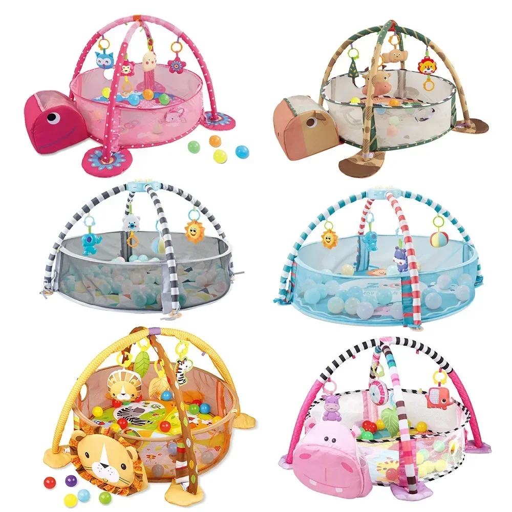 Baby Fitness Rahmen multifunktion ale pädagogische Matte Zaun kriechende Decke frühe Bildung Aktivität Spiel spielen Säugling initiieren Spielzeug Image