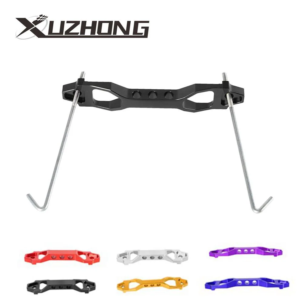 Neue JDM Stil Auto Racing Batterie Binden Universal Aluminium Batterie Befestigen Halterung Halter 14cm 19CM Befestigt schraube rot Schwarz Image