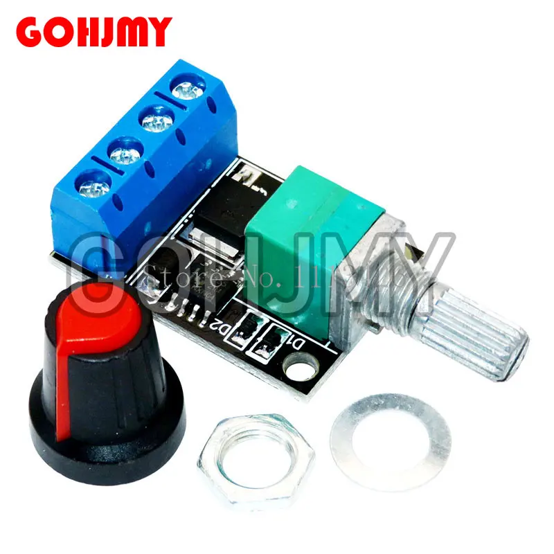 5V 12V 10a Spannungs regler pwm DC Motor Drehzahl regler Regler Stufenloser Drehzahl regler LED Dimmer Leistungs regler Motor Image