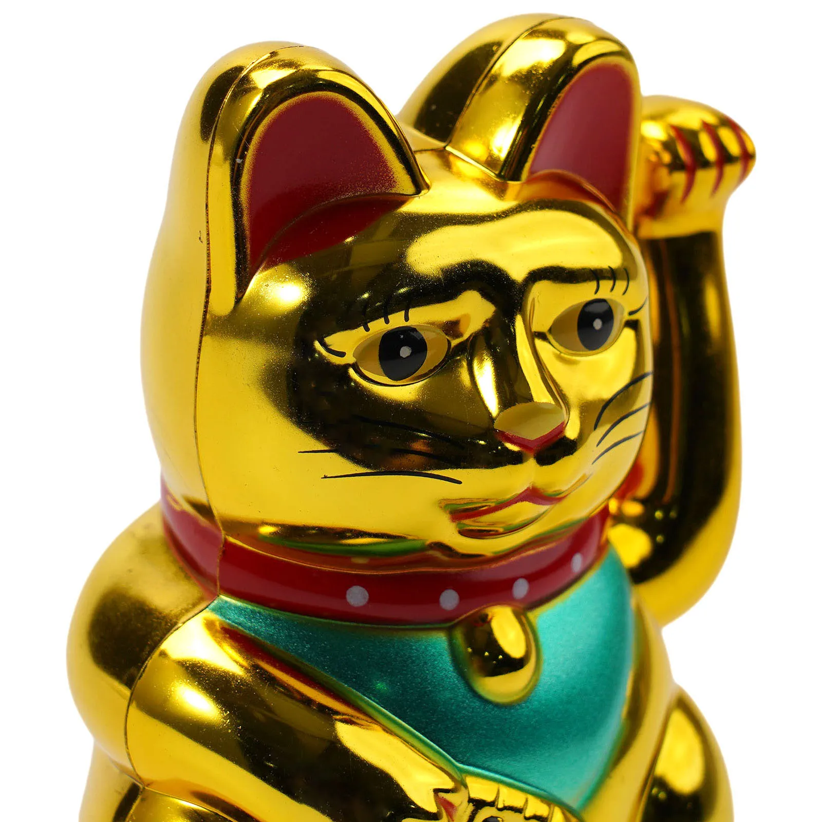 Dekoration Glückskatze Glück Winken Katze Kunststoff Weniger Maneki Neko Geburtstagsgeschenke Auto Feng Shui für Home Office Image