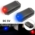Auto Solar Powered Wireless Antifurto Attenzione Lampada LED Lampeggiante Luce LED Allarme Falso Antifurto Luce Decorativa 5*2.5 cm 0.1A