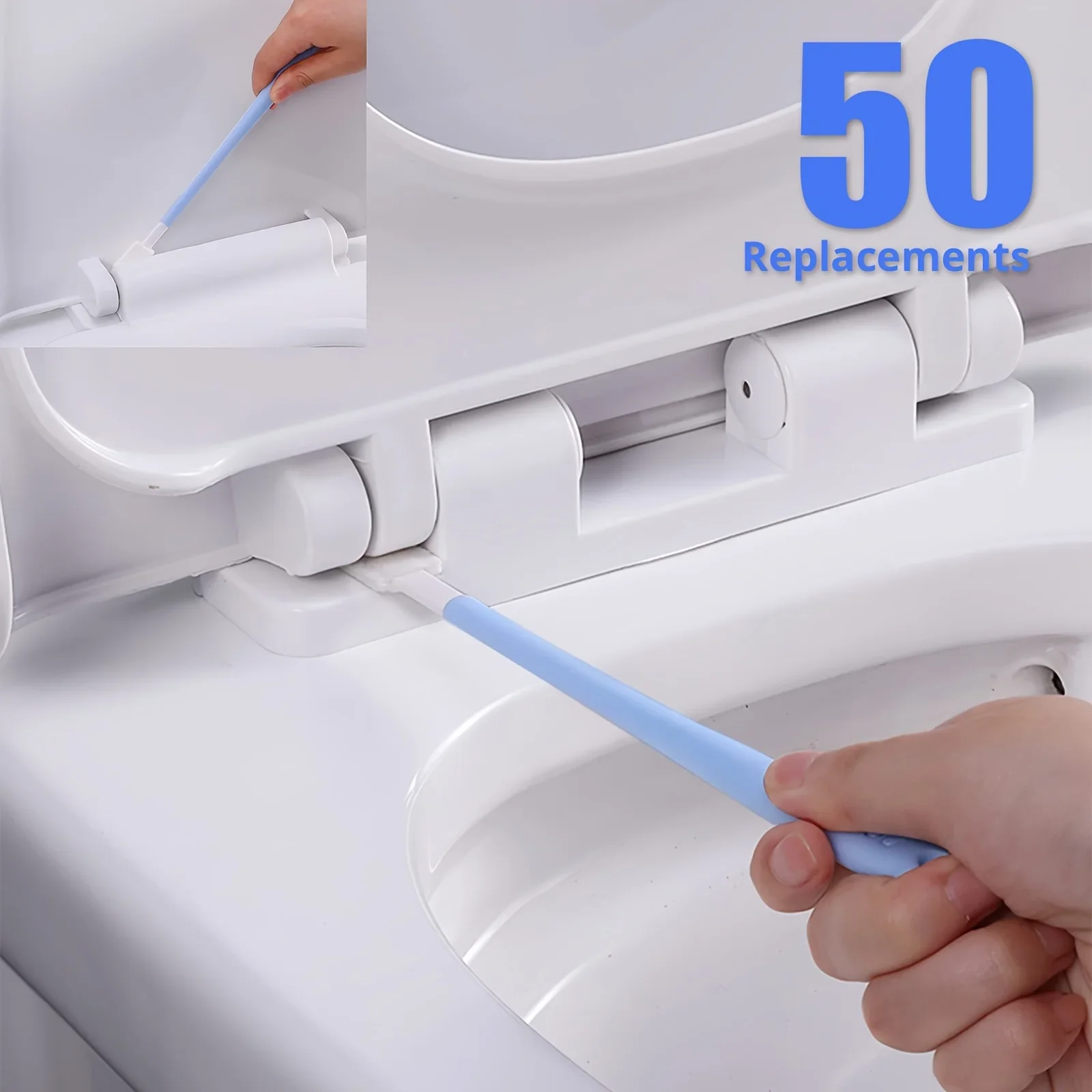 30pc Einweg Wc Pinsel Reiniger Langen Griff Bad Reinigung Pinsel Mit Austauschbaren Bürstenkopf Wc Bad Zubehör