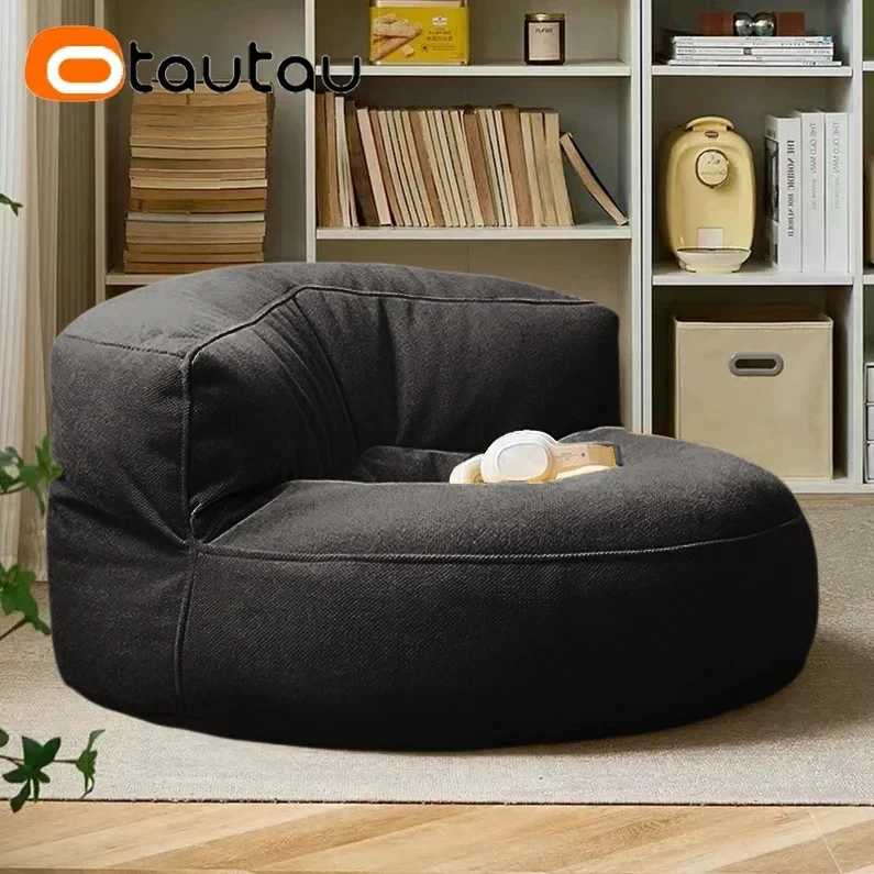 Otautau gefüllter Sitzsack mit Füllstoff wasserdichter Sitzsack Hocker Stuhl Garten Strand Pool Puff Ottomane Salon Sofa Sitz sf133 Image