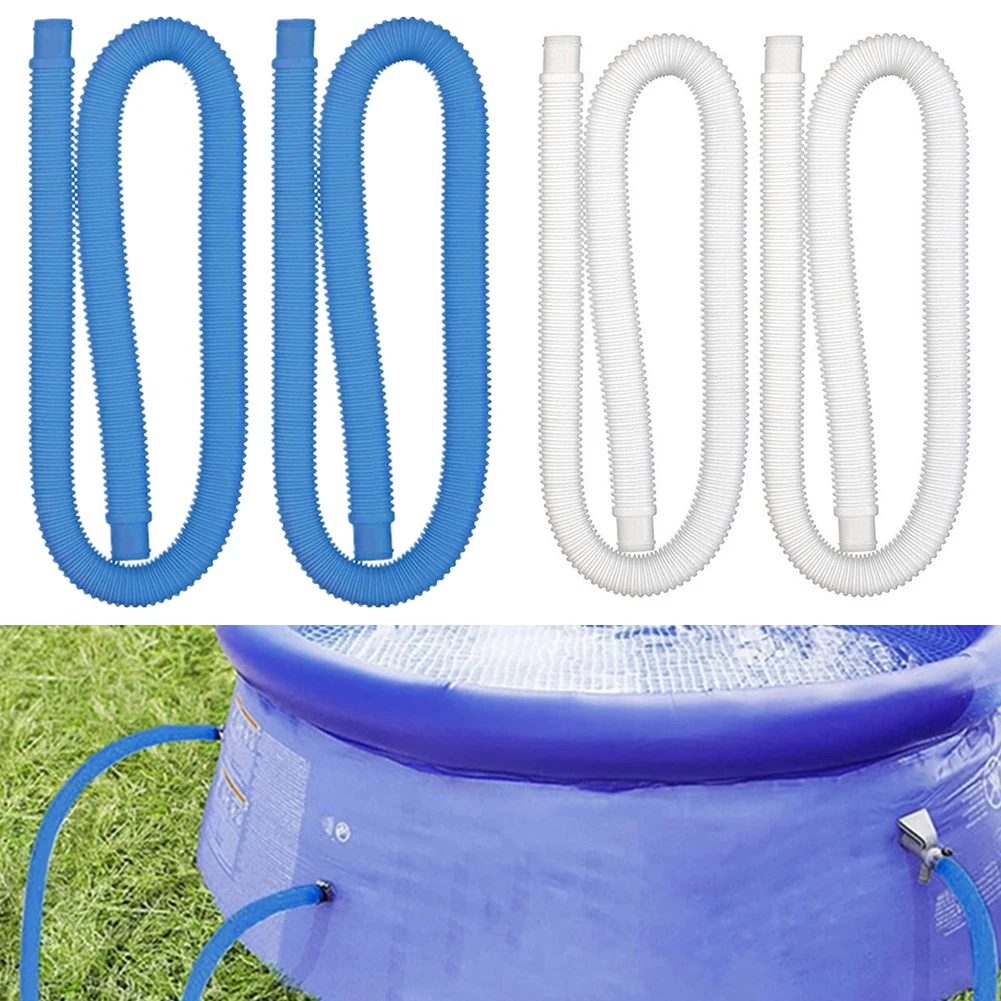 2 stücke 32mm Pool Schläuche Für Intex 1-1/4 Zoll Oberirdischen Pool Filtration Pumpe Ersatz Schlauch Filter Pumpe schwimmbad Teile Image