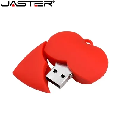 Cartoon rot Liebe Flash-Laufwerk 64GB USB-Sticks USB 2,0 Memory Stick 32GB Geschenk Schlüssel bund u Image