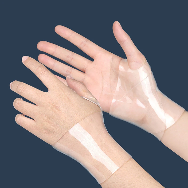 Haut transparent Handgelenk Relief Klammer Wrap Silikon Bandage Unterstützung Armband Daumens chutz Hands tütze Handgelenk unterstützt Zubehör Image