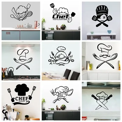1 pc DIY Küchen geschirr Wanda uf kleber selbst klebende Kunst Tapete Dekor Wohnzimmer Schlafzimmer abnehmbare Dekoration Zubehör Image
