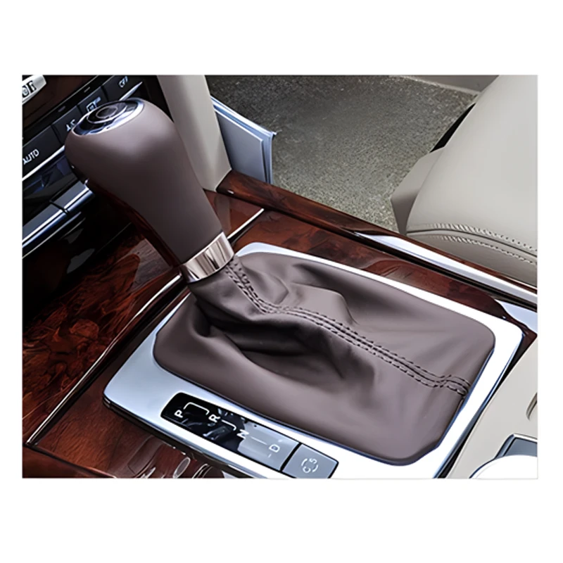 1 Satz Mokka-Schaltknauf mit Stiefel passend für Mercedes Benz C Klasse W204 E Klasse W212 W207 Glk x204 2011 2010 2009 a204 267 2310 Image