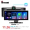 11,26 Zoll großer Bildschirm Luxus Silber Rand Wireless Carplay 4K Dash Cam Auto DVR Multimedia Video Player Navigation GPS Dashboard