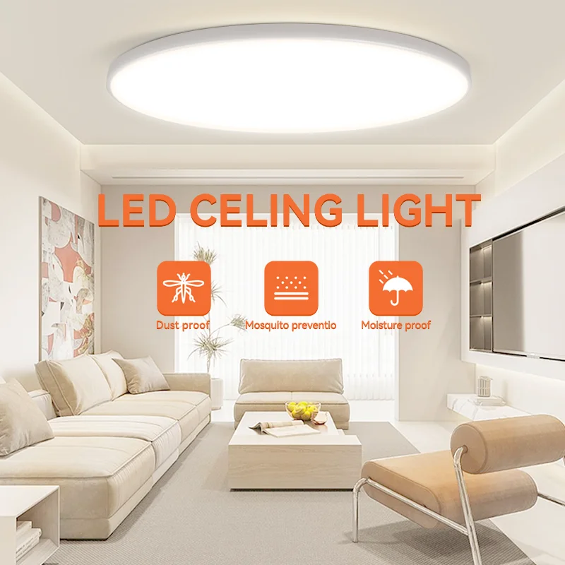 Led-deckenleuchte Moderne Deckenleuchte 18/30/40 Watt Ultradünne Deckenleuchte Innenbeleuchtung Für Küche Schlafzimmer Wohnzimmer Badezimmer