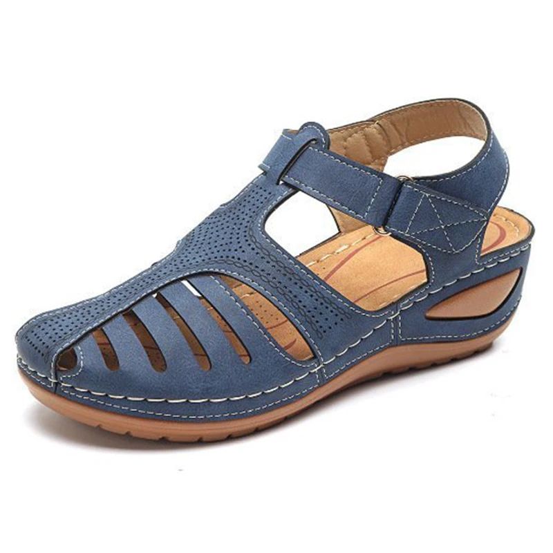 Neue frauen Sandalen Premium Orthopädische Bunion Corrector Wohnungen Casual Weiche Sohle Strand Keil Vulkanisierte Schuhe Zapatillas De Mujer