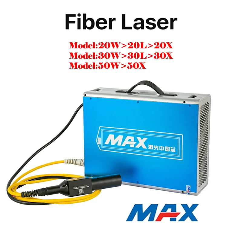 Original MAX Marke 20W 30W 50W Power Q-switched Pulse Faser Laser Quelle Modul GQM 1064nm hohe Qualität Für Laser Kennzeichnung Machi Image