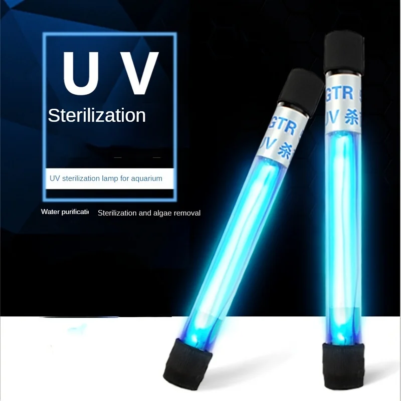 Aquarium Sterilisation lampe UV-Bestrahlung UV-Sterilisation lampe 110V Flat Plug Design zur Reinigung von Wasser qualität Umgebung Image