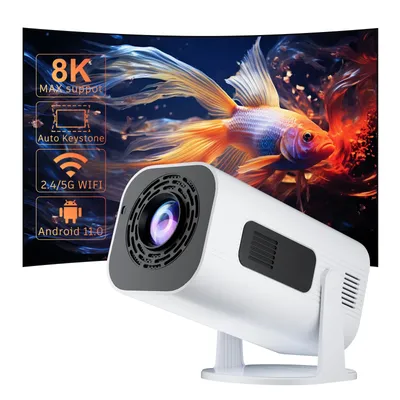 Salange Android 11 P330W Projektor HD 1080P Unterstützung 4K Allwinner H713 BT5.0 Smart TV Büro Micro Tragbare 5G Wifi Heimkino