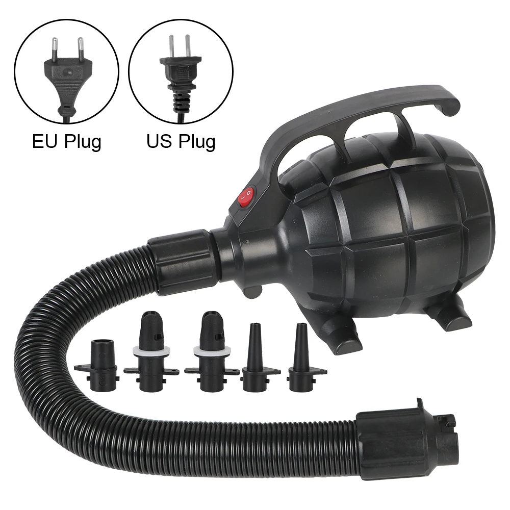 Elektrische Luftpumpe EU/Us-stecker Tragbare Luft Matte Luft Bett Luft Inflation Werkzeug Hause Haushalt Camping Utility Tool 600W Luft Kompressor