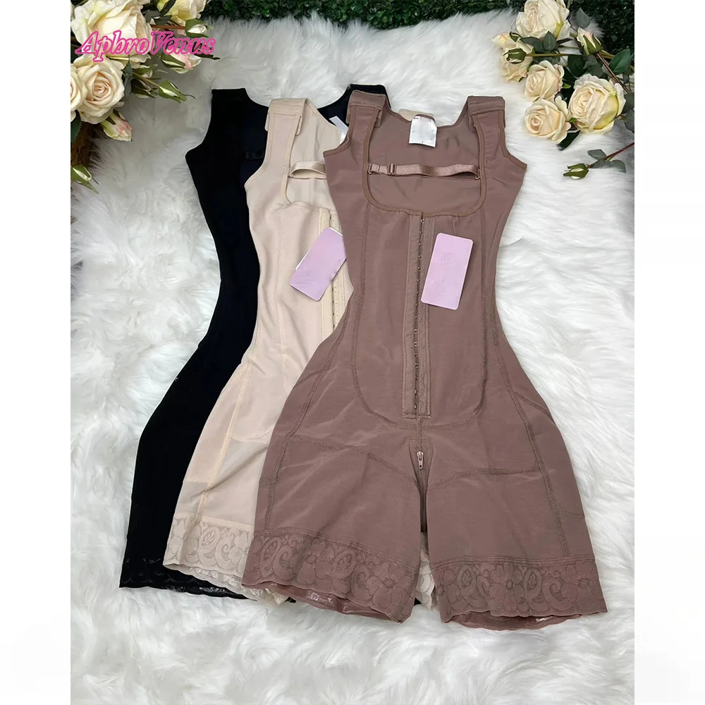 Fajas Colombiana Weight Loss Shapewear Modeling Strap Korsetts Hohe Kompression Postpartum Bauch Reduzierung Schlankheitshülle Image