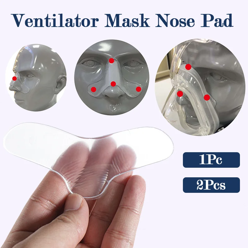 CPAP Universal Nasenpad Anti-Einkerbungskissen Nasenpads Schlafapnoe Maske Komfortpolster zur Schmerzreduzierung Image