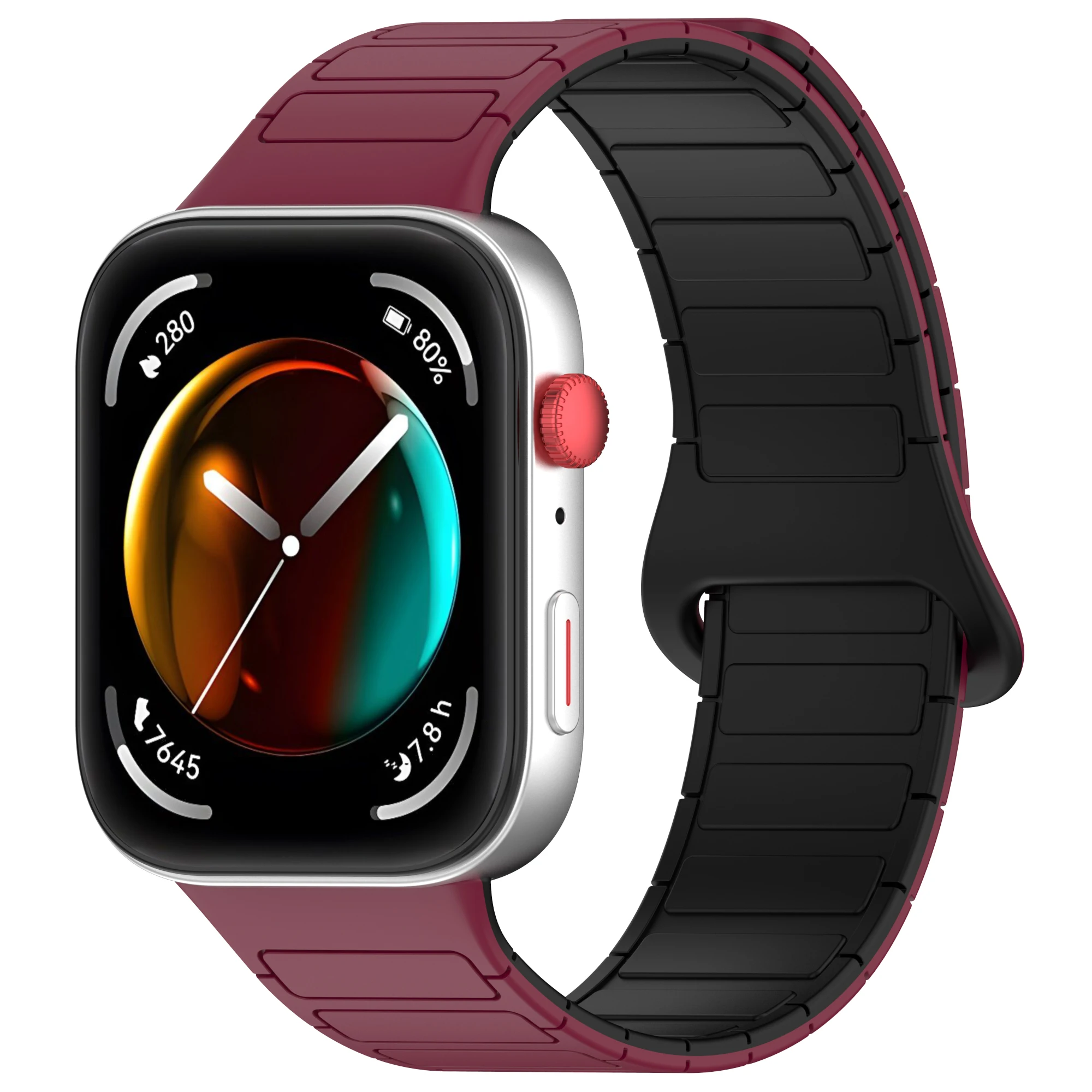 Bänder für Huawei Uhr fit 3 Armband Zubehör Magnet Silikon Ersatz gürtel Correa Armband für Huawei Uhr Fit3 Band Image