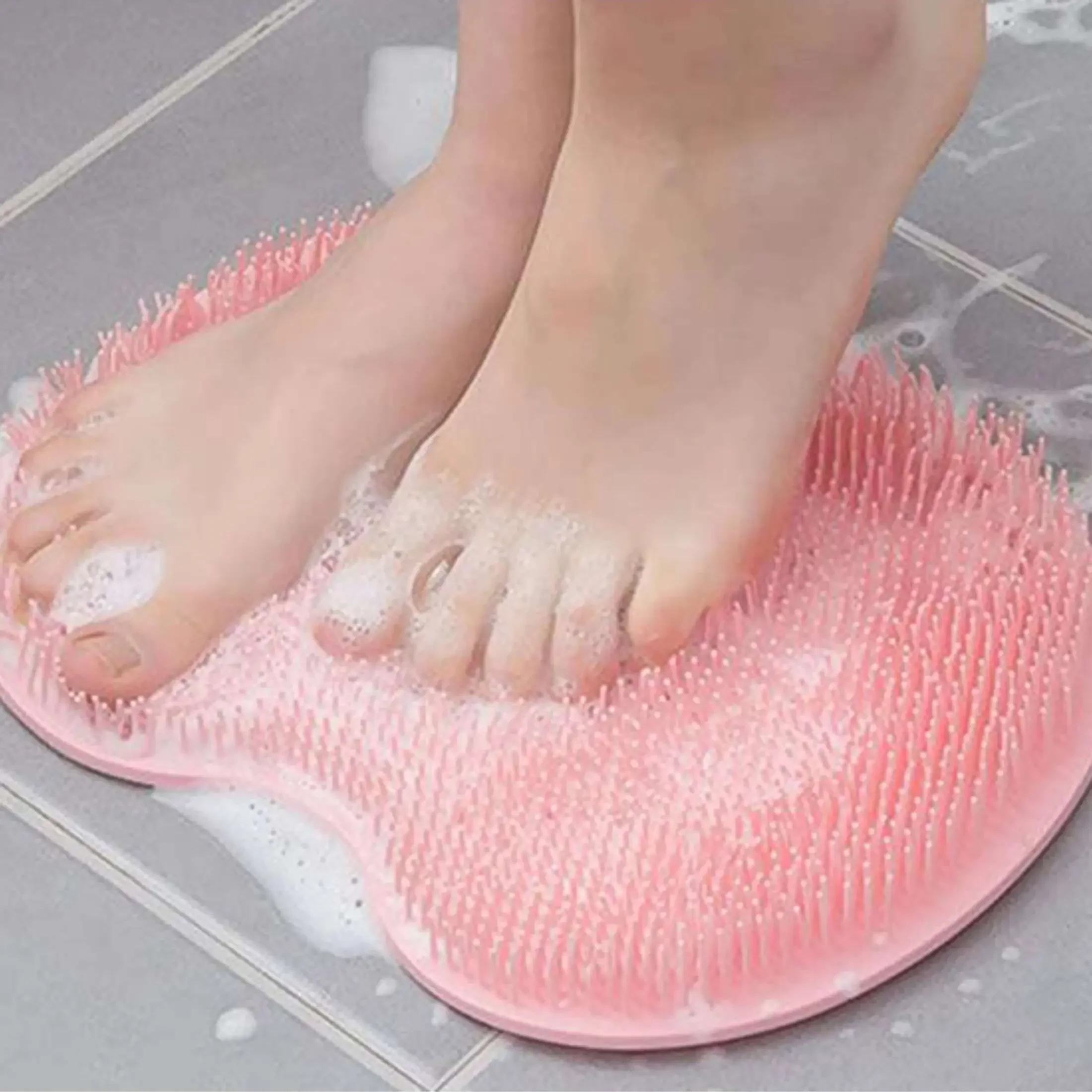1pc-faul Fuß reiben Werkzeug Haushalt Bad Fuß bürsten Sohle Massage kissen mit Saugnapf rutsch feste Fuß wasch kissen