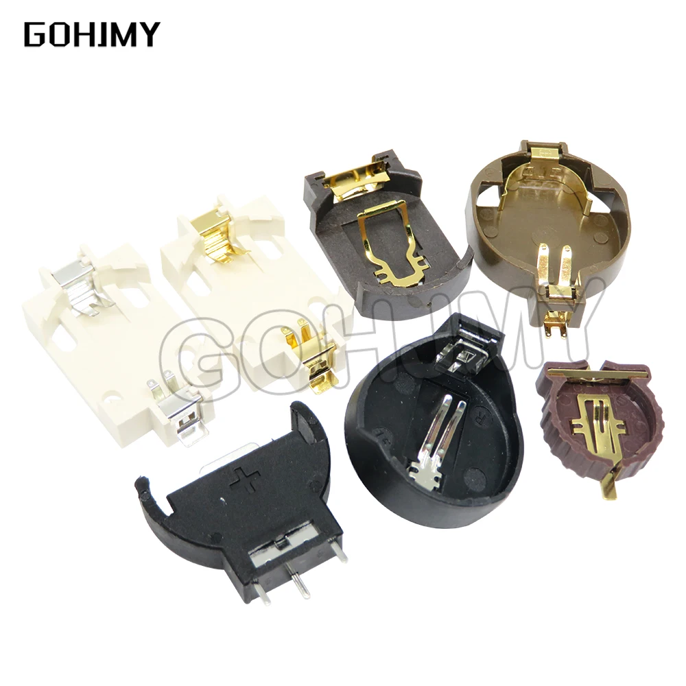 5 stücke Bs-2 BS-5 Bs-6 Bs-8 Bs-10 3v CR1220 Cr2025 Cr2032 Taste Batterie Sockel Halter Batterie Lagerung box 2025 2032 NEUE Image