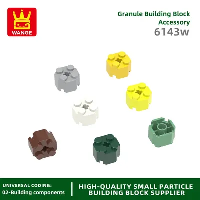 Wange 89 Teile/los 8 seiten Mit 4 löcher Runde 2x2 mit Achse Loch Block Moc Farbe Zubehör Kompatibel mit Ziegel kinder Spielzeug Image