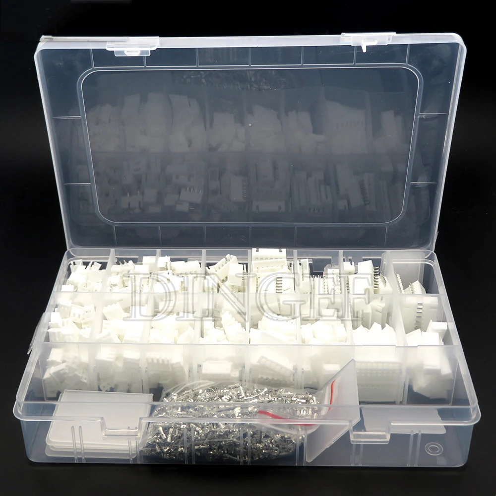 1330PCS xh2.54 2,5mm 2/3/4/5/6/7/8/10 Pin Gehäuse Männlich Weiblich Pin Kopf Stecker Adapter Stecker Set Perfekt Kompatibel JST-XHP Image