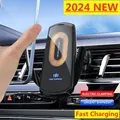 Caricabatterie Wireless per Auto supporto per telefono per Auto supporto per iPhone 15 14 13 X Samsung Xiaomi induzione a infrarossi 15W ricarica rapida