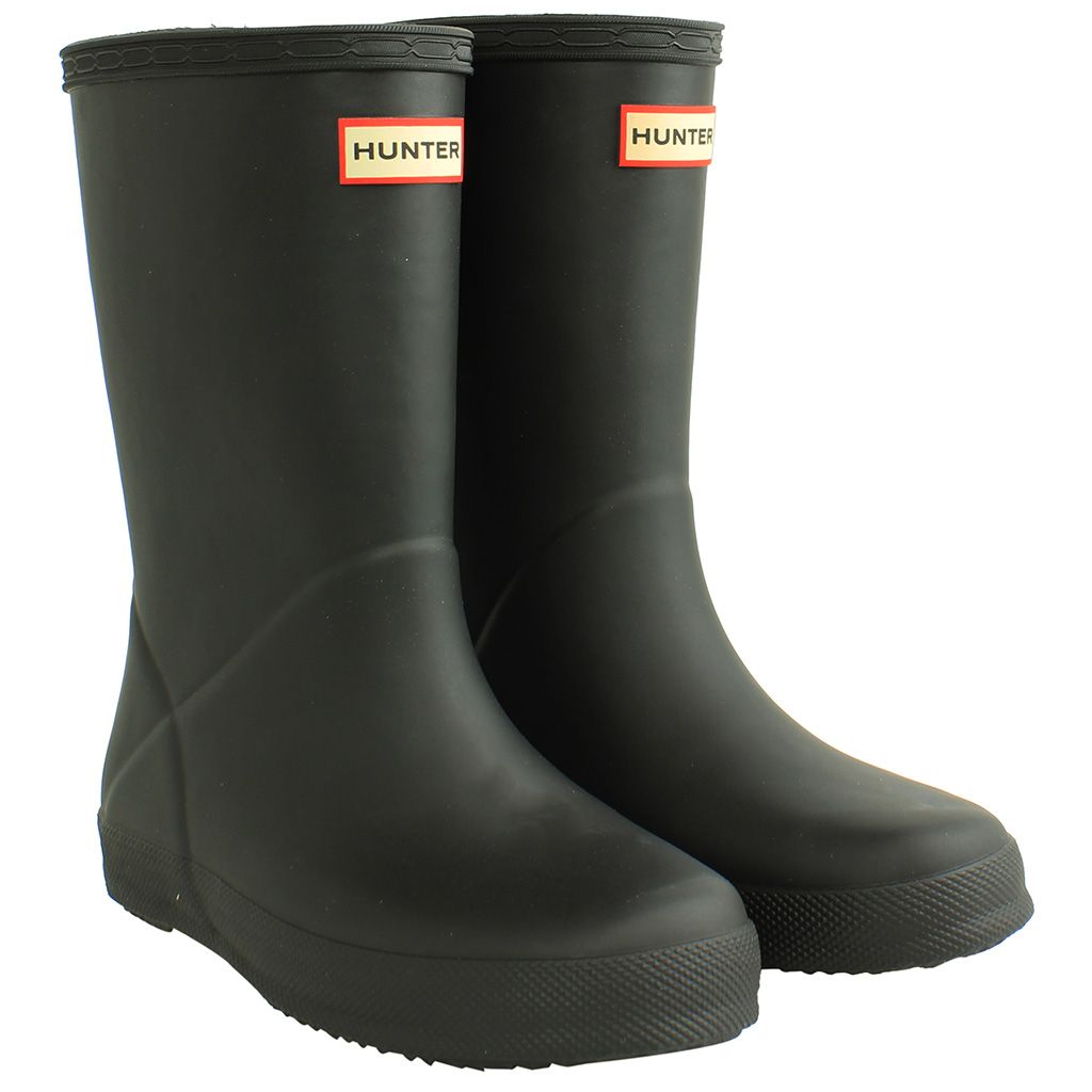 Hunter Original First Gummistiefel für Kinder, Schwarz