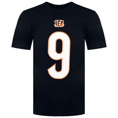 Nike NFL Cincinnati Bengals 9 Joe Burrow Herren-T-Shirt