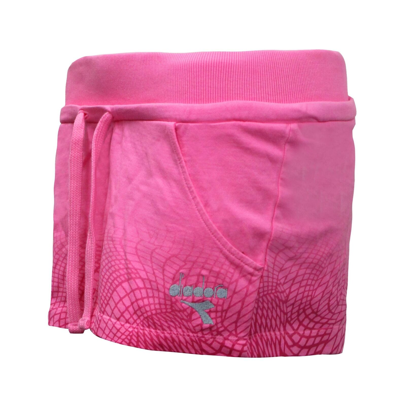Diadora Logo Womens Pink Shorts Image