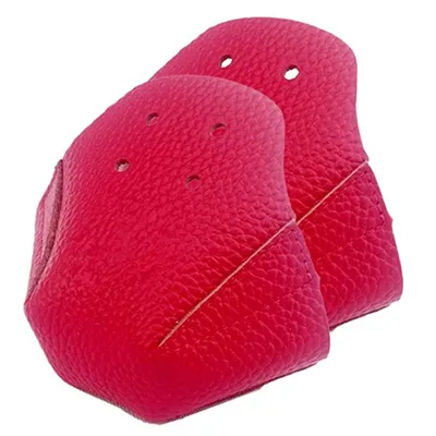 1 PC Roller Skates Toe Cap Guards Protectors Lychee Pattern Leather Skates Toe Cap Protector Skating