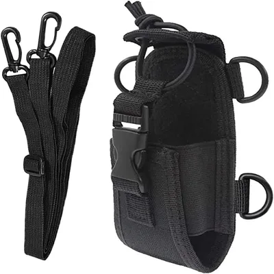 Walkie Talkie Two Way Radio Case Holster Nylon Pouch for Kenwood Motorola Baofeng UV5R UV82 TYT