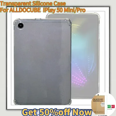 For ALLDOCUBE IPlay 50 Mini/Pro Tablet Case Safe Shockproof Silicone Stand Cover Soft Shell