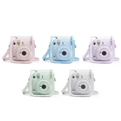 Mini Camera Bags Transparent Instant Camera Case Cute Waterproof Portable Protector Storage Bag For