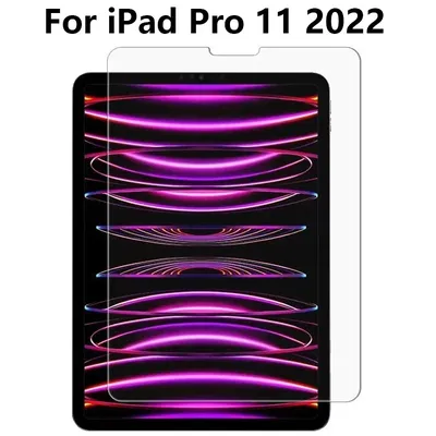 For iPad 4th Gen Pro 11 2022 Tempered Glass Screen Protector A2435 A2761 A2762 11 Inch Tablet Anti