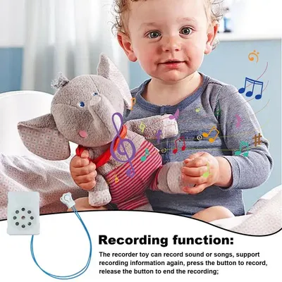 Plush Toy Voice Recorder Voice Sound Recorder Module Battery Operated Voice Recorder For Stuffed