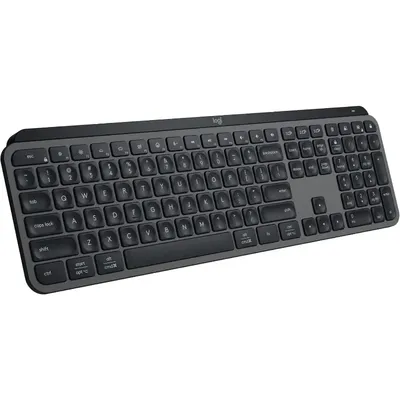 MX Keys S Wireless Keyboard, Low Profile, Quiet Typing, Backlighting, Bluetooth, USB C Rechargeable