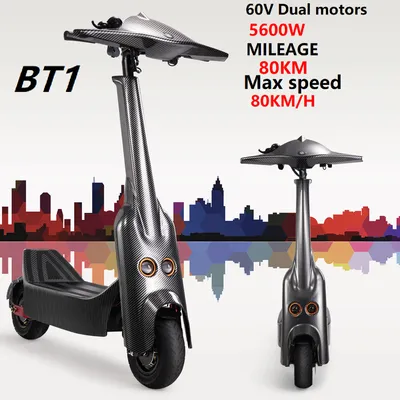 SONGZO BT1 Electric Scooter High Power 5600W 11 Inch Adult Electric Scooter Maximum Speed ​​​​80KM/H