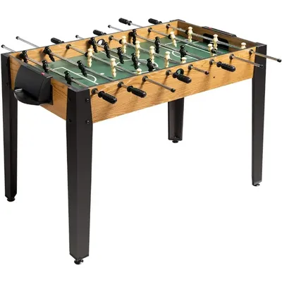 Giantex 48'' Foosball Table, Wooden Soccer Table Game w/Footballs, Suit for 4 Players, Competition