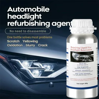 Car headlight polishing liquid polymer Car headlight chemicals polish restoration fluid 800ML