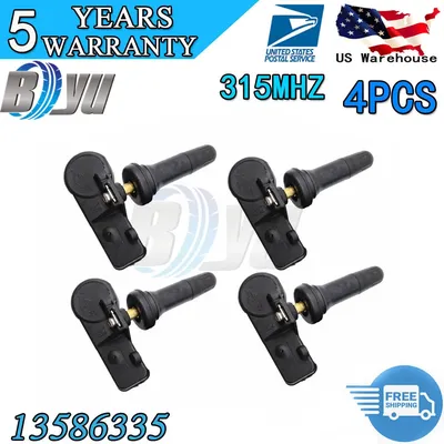 4PCS TPMS 13586335 Tire Pressure Sensor Fits For GMC Chevrolet Cadillac Buick Hummer Pontiac Saturn