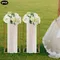 5PCS Metal Wedding Backdrop Flower Stand Gold Flower Holder Rectangular Flower Rack for Wedding