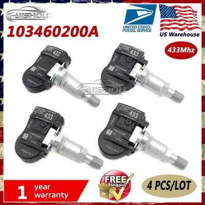 4PCS Car Tire Pressure Monitoring Sensor 103460200A New TPMS For Tesla Model 3 S X 2015-2022