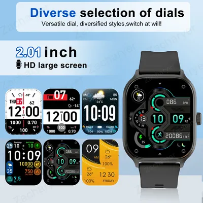 Smartwatch, Wireless Talk/Dial, Multi-Sport Mode for Men and Women, Compatible with IPhone/Andriod