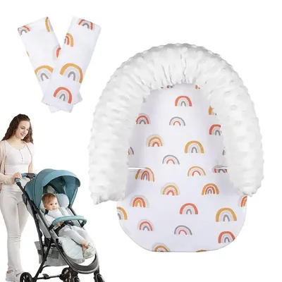 Baby Stroller Cushion Soft Infant Car Seat Insert Head Body Support Pillow Pram Thermal Mattress