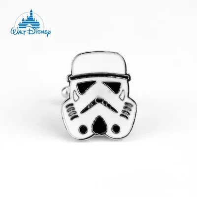 Disney Sci-fi Movie Star Wars Imperial Stormtrooper The Storm Troops Cufflinks Trendy White