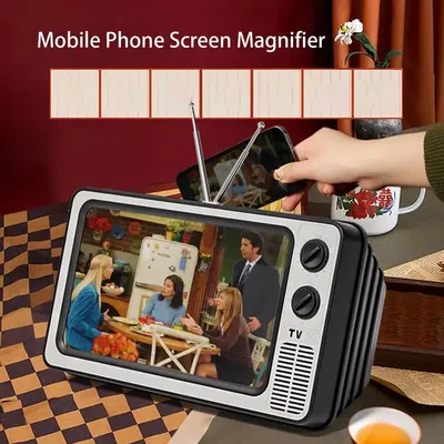 Unique Old TV Mobile Phone Screen Magnifier Universal Lightweight 12in Movie Screen Enlarge