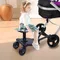 Universal Baby Stroller Ride Board w/Detachable Seat 2 in 1 Stroller Glider Board