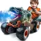 Remote Control Dinosaur Car, 2.4Ghz RC Truck for Toddlers, Electric Hobby RC Car Toys with Light &