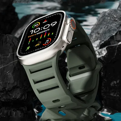 Sport Silicone Strap for Apple watch Ultra 2 band 49mm smartwatch correa bracelet iwatch Series 9 8